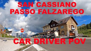 DRIVING IN ITALY  San CassianoPasso Falzarego Driver POVGOPRO 4K GOPRO [upl. by Notsirb]