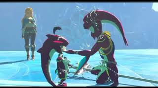 Zelda Mipha and Sidon scene  champions ballad [upl. by Pellet]