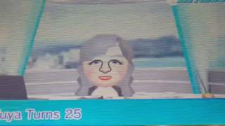 Tomodachi Life  Mii News  Yuya Turns 25 [upl. by Lladnik]