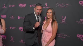 Jessica Bettencourt Interview 2023 Babes in Toyland Pink Party Charity Event  4k [upl. by Carlos]