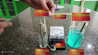 electrochemical cell  construction of electrochemical cell in laboratory [upl. by Pren]