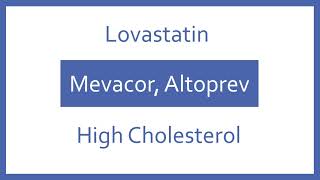 Lovastatin Pronunciation  Generic Name Brand Name Indication Top 200 Drugs PTCB PTCE NCLEX [upl. by Ibok765]