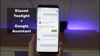 Control Xiaomi YeeLight with Google Assistant  Home [upl. by Ihc884]