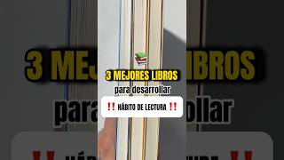 📚 3 LIBROS PARA ELIMINAR TU BLOQUEO LECTOR ‼️ bloqueolector habitolectura librosrecomendados [upl. by Pip]