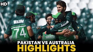 Highlights  Pakistan vs Australia  ODI  PCB  MM2A [upl. by Galliett]