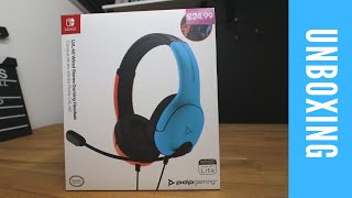 Best Nintendo Switch Headset Officially Licensed PDP LVL 40 Wired Stereo Gaming Headset  Unboxing [upl. by Inotna794]