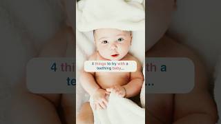 Try these things if your baby is teething Follow babybellybuttonshaper babytips babycare baby [upl. by Cavanaugh]