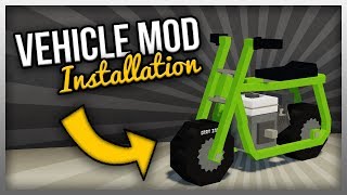 ✔️ How to Install MrCrayfishs Vehicle Mod for 1122 [upl. by Noiemad216]