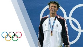 Michael Phelps Athens 2004 Olympic Games Highlights [upl. by Zandra572]