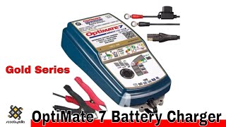 OptiMate 7 Select 12V 10A Vehicle Battery Charger Gold Series [upl. by Lampert]