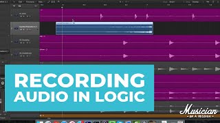 Logic Pro X Tutorial  How to Record Drums  Part 1  Logic Pro 10 [upl. by Marco147]