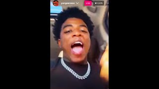 Yungeen Ace Reacts To Julio Foolio Passing On IG Live [upl. by Canning]