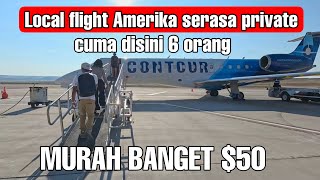 DARI UTAH MENUJU ARIZONA CUMA 6 orang di pesawat tetap berangkat Local Flight Amerika [upl. by Adnawot554]