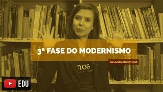 Literatura Brasileira 3ª Fase do modernismo Aula 19 [upl. by Agem]