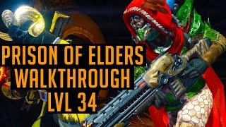 Destiny Prison of Elders Walkthrough with Final Boss Prison of Elders Gameplay [upl. by Phia687]