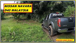 Nissan navara d40 try layan off road kecil kecilan di kaula pilah negeri sembilan Malaysia [upl. by Suiremed]