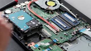 How To Replace Toshiba Satellite HDD Hard Drive SSD Solid State Drive amp RAM [upl. by Kery]