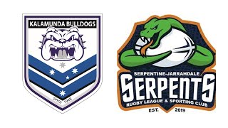 Third Grade  Kalamunda Bulldogs vs SJ Serpents  1st Half [upl. by Lisette]