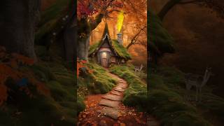 Journey through the enchanted forest and visit the Wizards magical workshop nestled in the trees 🧡🍁 [upl. by Rother]