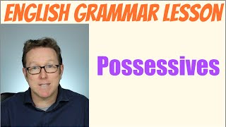 English grammar tutorial  Possessives  Gramática inglesa [upl. by Mylander]