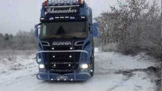 Scania R500 V8 Spedition Schumacher [upl. by Claudius13]