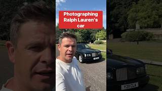 Photographing Ralph Lauren’s car bentley bentleyarnage car cars ralphlauren [upl. by Oilegor]