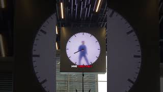 Man Trapped Inside A Clock In Amsterdam Airport😨 [upl. by Odlanyer]