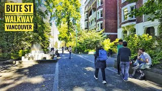 Vancouver Walk 🇨🇦  Barclay St West End [upl. by Atok]