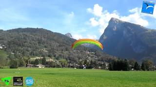 Tuto parapente  le freinage final [upl. by Ahsiele547]