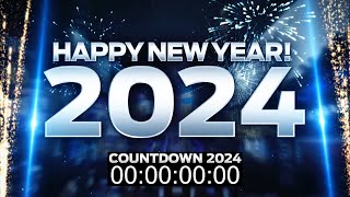 New Years Eve 2024  Year In Review 2023 Mega Mix ♫ COUNTDOWN VIDEO for DJs [upl. by Gnouhc]