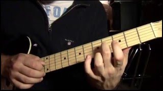 Bad moon risings solo Creedence clearwater revival guitar lesson [upl. by Eileen921]