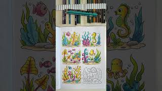 Seaworld │ „Minimania 5“ A Coloring Book for Adults and Teens  Coloring with Prismacolor [upl. by Ardnoid232]