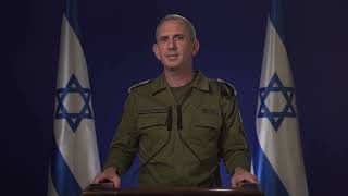 Press Briefing by IDF Spokesperson Rear Admiral Daniel Hagari May 18 [upl. by Follansbee322]