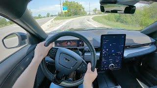 2022 Ford Mustang Mach E GT Performance  POV Test Drive Binaural Audio [upl. by Akili509]