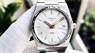 Xshipvn Tissot Quartz Silver Dial Ladies Watch T1372101103100 [upl. by Eiddet342]