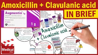 Amoxicillin and Clavulanic Acid  Augmentin  Augmentin Uses Dosage Side Effects amp Precautions [upl. by Akimaj]