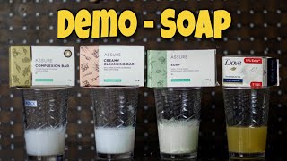 Demo Market top brand vs Vestige Assure Soap  Vestige Soap Demo [upl. by Yllil572]