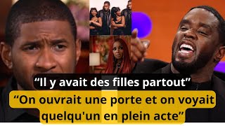 Puff Diddy arrêté  Usher dévoile enfin comment lhomme vivait dans son manoire [upl. by Retsof]