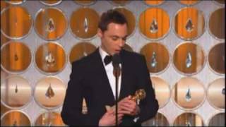 Jim Parsons  Golden Globes Awards 2011 [upl. by Glyn]