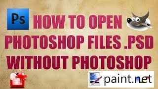 How to open PSD Files without Installing Adobe Photoshop [upl. by Funch626]