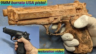 9MM Baretha USA pistol Restoration Gun restoration [upl. by Orips191]