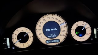 Mercedes E320 CDI W211 V6 224ps Acceleration [upl. by Axela496]