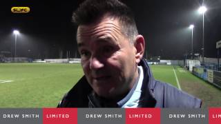 SUFCtv Paul Doswell interview Guiseley 2 Sutton United 1 14217 [upl. by Eudosia]