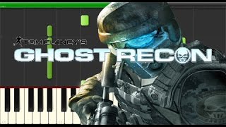 Tom Clancys Ghost Recon  Anthem Piano Tutorial Synthesia [upl. by Hegyera569]