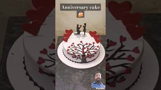 Anniversary cake design cake anniversarycakedesign cakedecorating anniversarycake cakedesign [upl. by Anehsak]