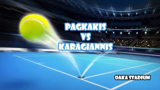 Pagkakis  Karagiannis  Tennis Match  OAKA Stadium [upl. by Cleavland75]