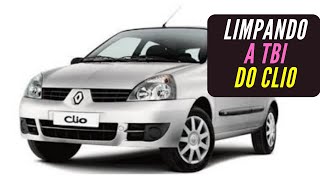 Como Limpar o Corpo de Borboleta Tbi do Motor do Clio 10 16v 2011 [upl. by Illona122]