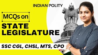 MCQs State Legislature  Indian Constitution  Indian Polity ParchamClasses​ [upl. by Kentiga]