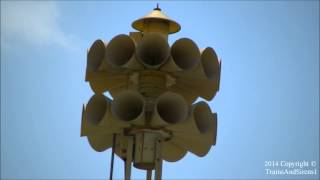 Messed up Sounding 3T22 Weekly Storm Siren Test quotHiLoFast Wailquot  Joanna SC 61414 [upl. by Nossaj]