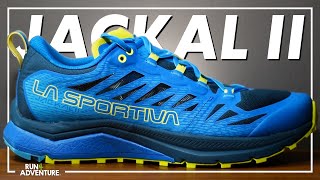 JACKAL II  the first La Sportiva shoe on the channel  First run first impressions  Run4Adventure [upl. by Hctub]